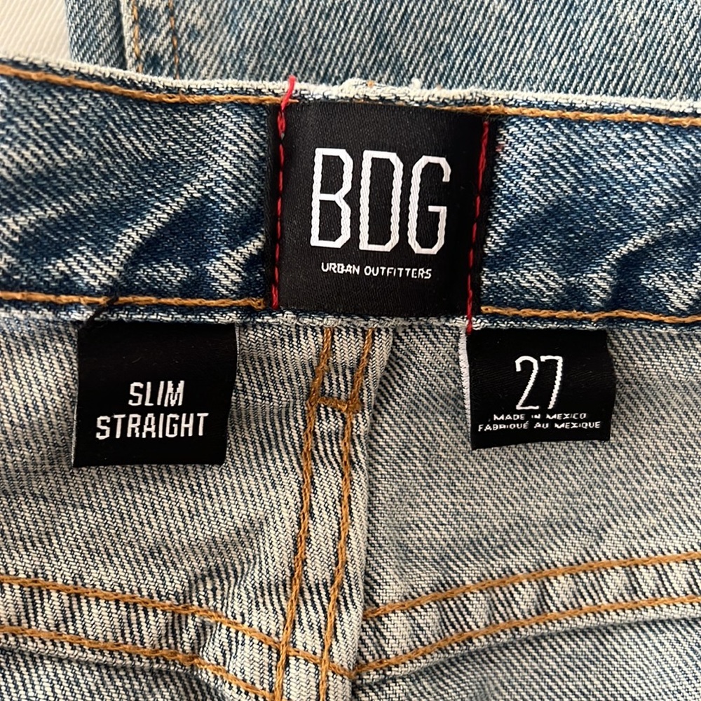 Bdg Slim Straight Patchwork Jeans - image 3